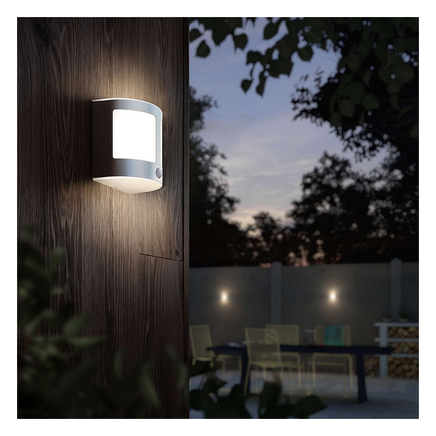 Philips - Φως τοίχου εξωτερικού χώρου LED με αισθητήρα 1xLED/3,5W IP44