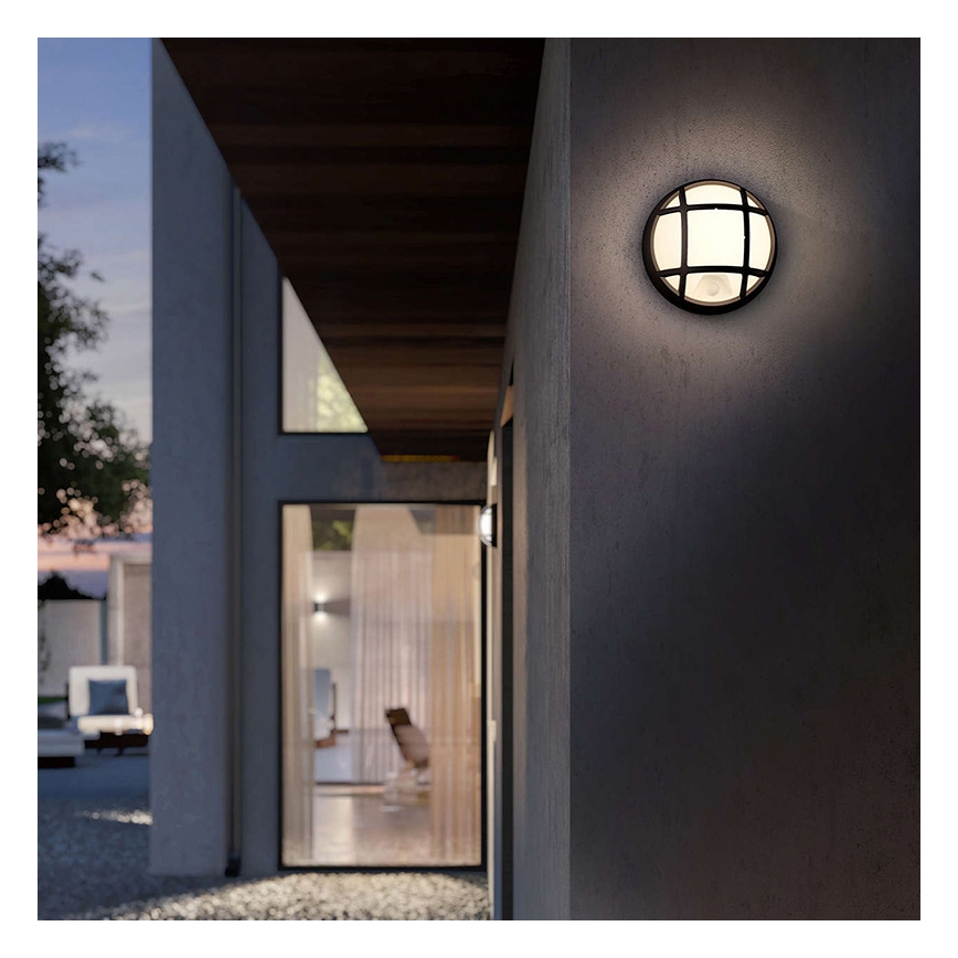 Philips 17319/30/16 - Φως τοίχου εξωτερικού χώρου LED με αισθητήρα EAGLE 1xLED/3W IP44