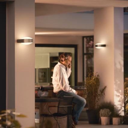 Philips - Φως τοίχου εξωτερικού χώρου E27/42W IP44
