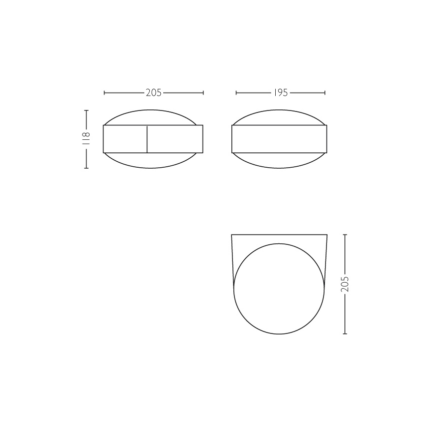 Philips - Φως τοίχου εξωτερικού χώρου E27/42W IP44