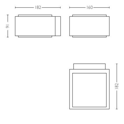 Philips - Φως τοίχου εξωτερικού χώρου 1xE27/42W/230V IP44