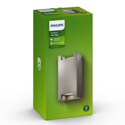 Philips - Φως τοίχου εξωτερικού χώρου 2xGU10/5W IP44