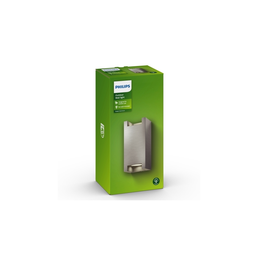 Philips - Φως τοίχου εξωτερικού χώρου 2xGU10/5W IP44