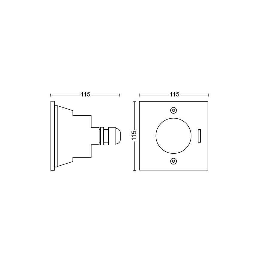 Philips - Φωτιστικό δρόμου εξωτερικού χώρου LED LED/3W