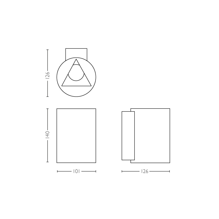 Philips - Επιτοίχιο φωτιστικό LED εξωτερικού χώρου 2xLED/4,5W IP44
