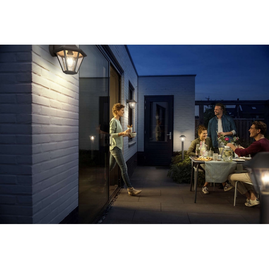 Philips - Φως τοίχου εξωτερικού χώρου 1xE27/42W IP44