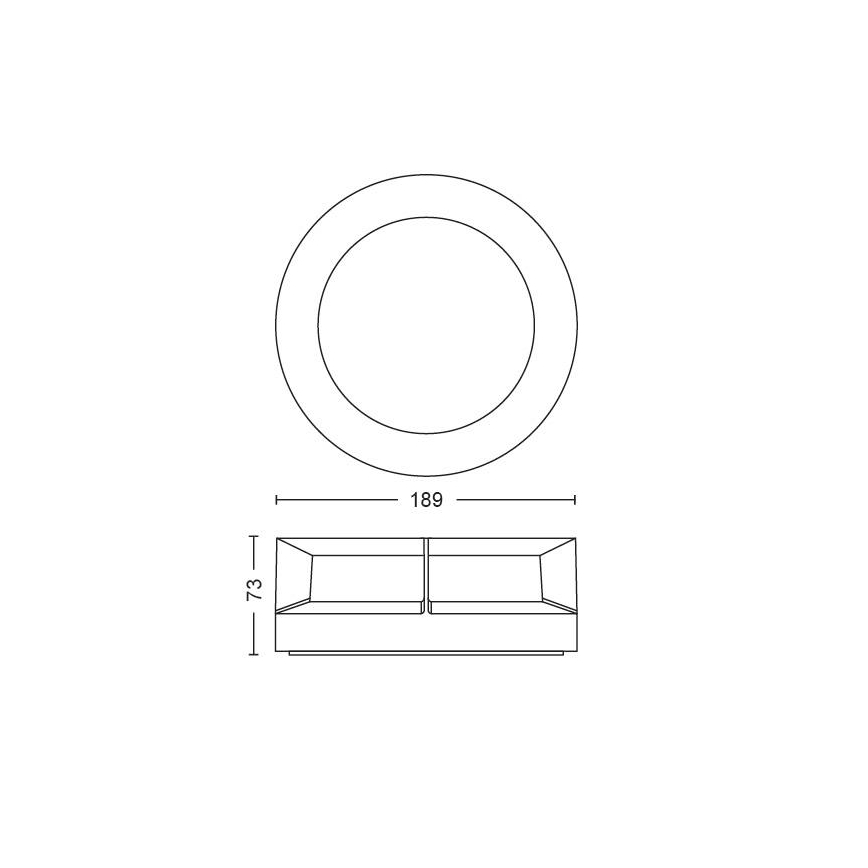 Philips - Φωτιστικό LED εξωτερικού χώρου LED/12W/230V IP44