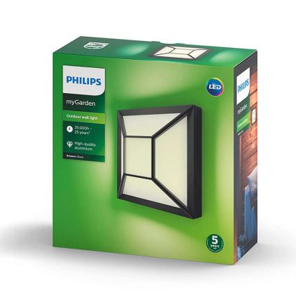 Philips - Επιτοίχιο φωτιστικό LED εξωτερικού χώρου LED/12W IP44