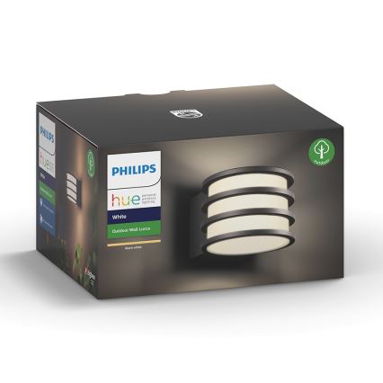 Philips - LED Dimmable φωτιστικό τοίχου εξωτερικού χώρου Hue LUCCA 1xE27/9,5W/230V IP44