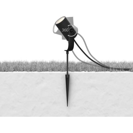 Philips - Σετ 3x LED Σποτ Hue LILY 3xLED/8W/230V IP65