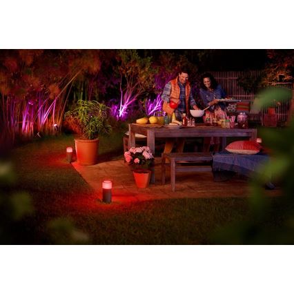 Philips - ΣΕΤ 3x Σποτ LED Hue LILY 3xLED/8W/230V IP65