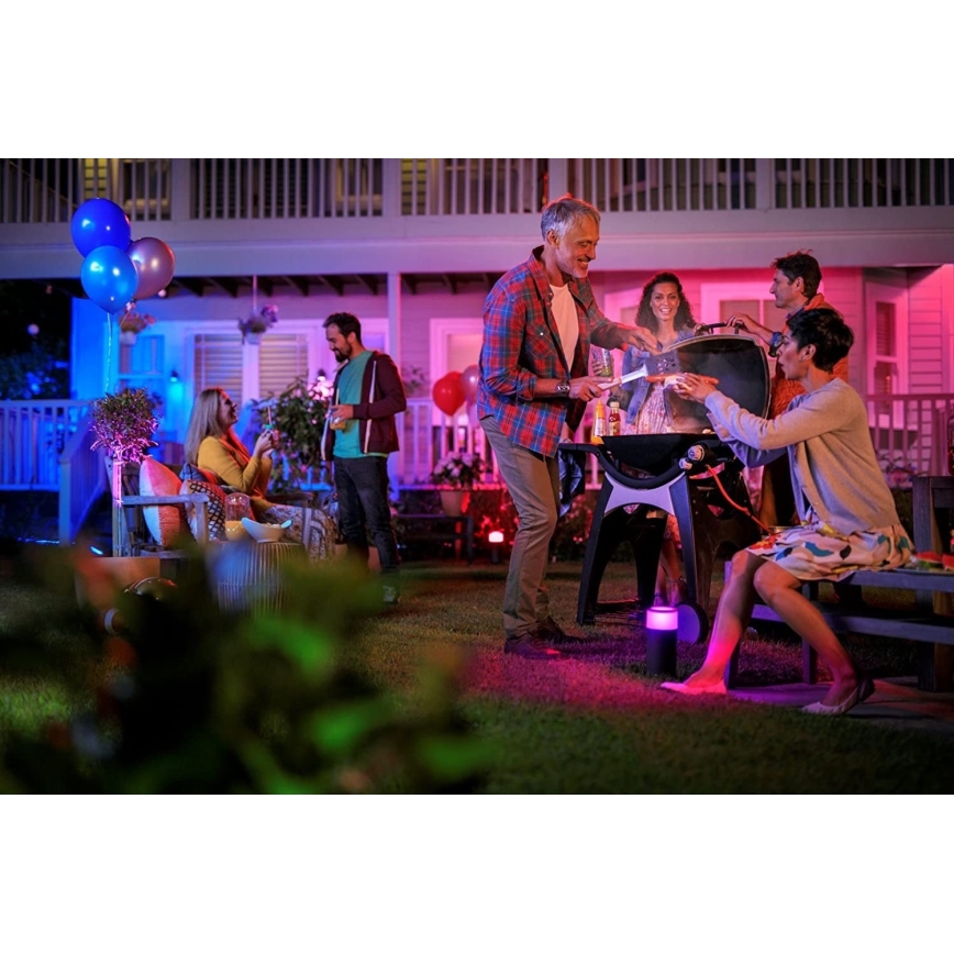 Philips - ΣΕΤ 3x Σποτ LED Hue LILY 3xLED/8W/230V IP65