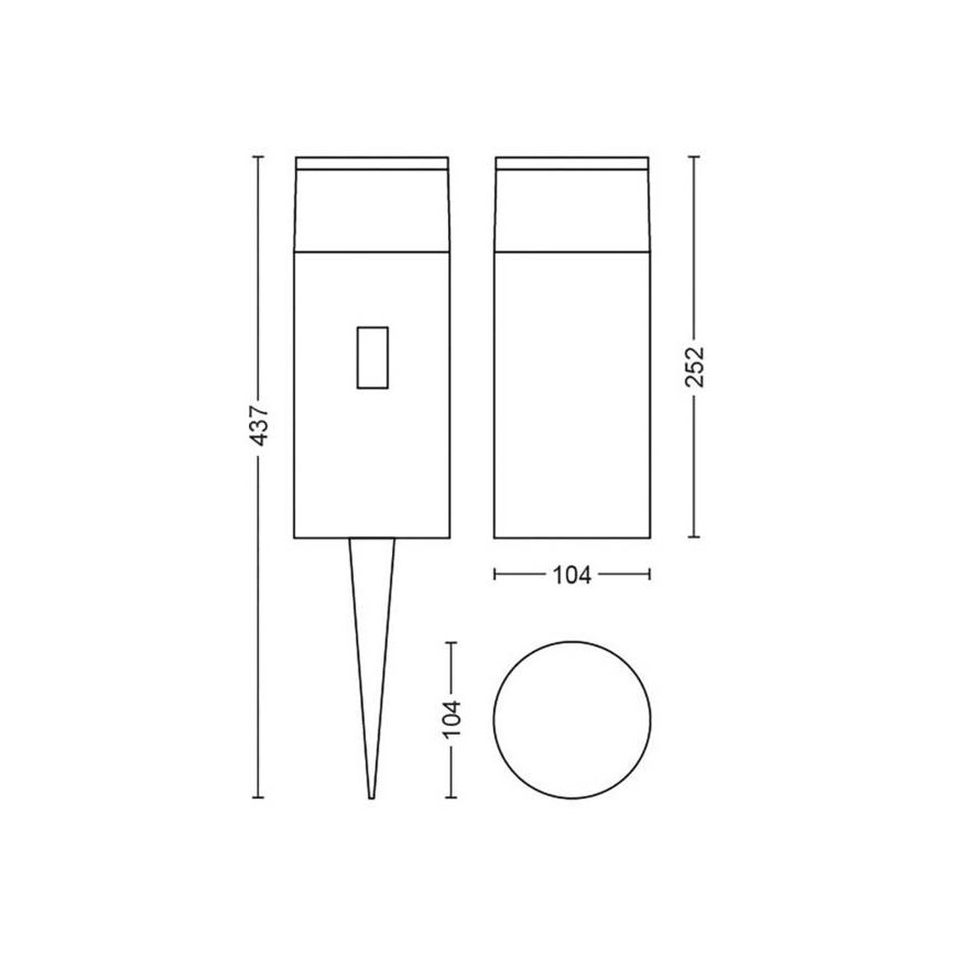 Philips - Λάμπα εξωτερικού χώρου Hue CALLA LED LED/8W/230V IP65