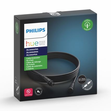 Philips - Καλώδιο επέκτασης εξωτερικού χώρου για Hue CALLA και Hue LILY 5m