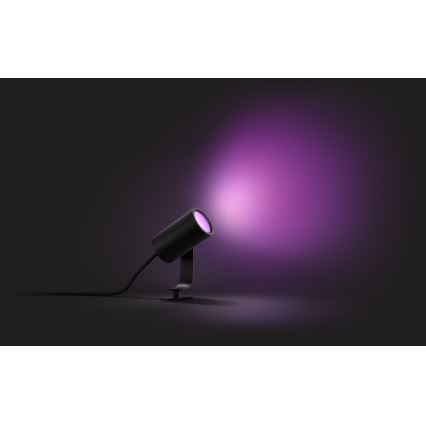 Philips - Εξωτερικό φωτιστικό σημείου LED RGB Hue LILY LED/8W/230V IP65