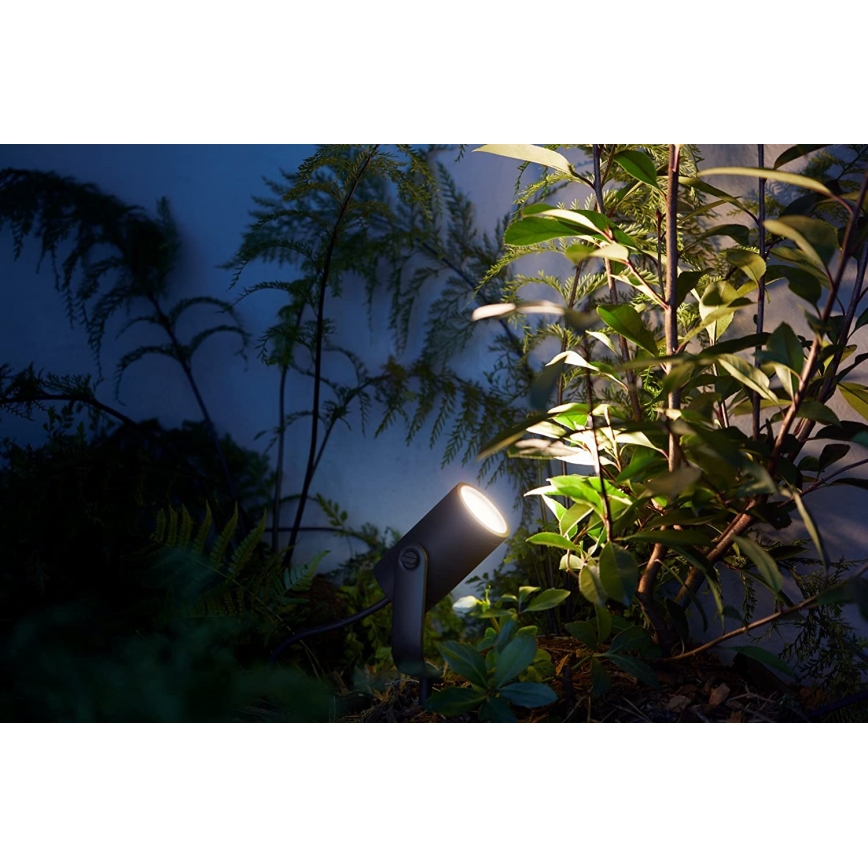 Philips - Εξωτερικό φωτιστικό σημείου LED RGB Hue LILY LED/8W/230V IP65