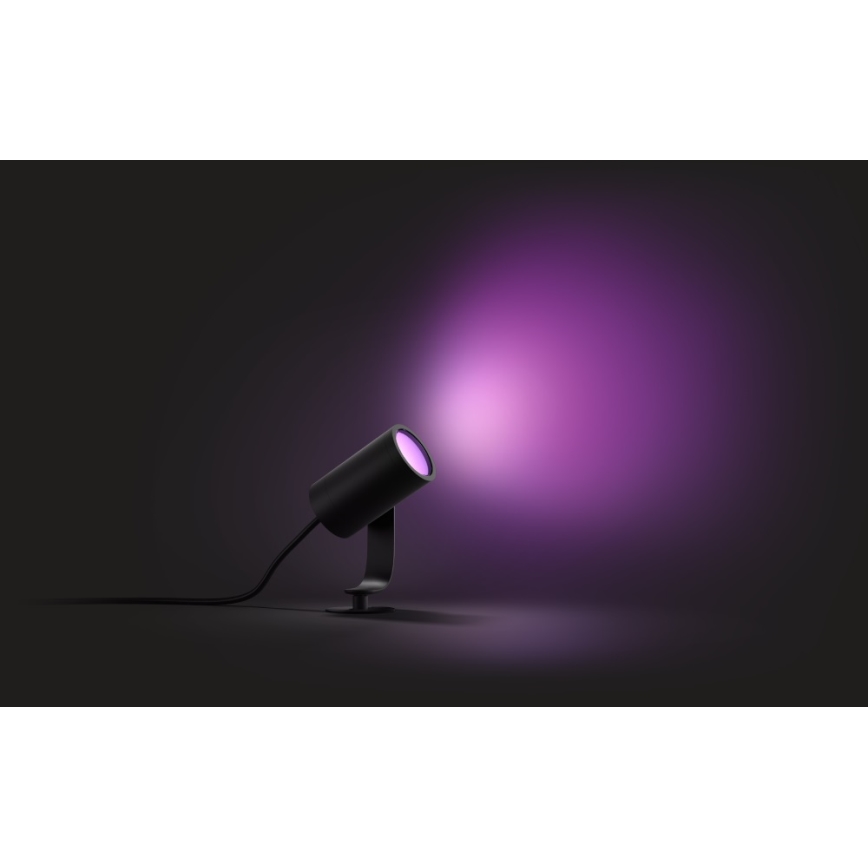 Philips - Εξωτερικό φωτιστικό σημείου LED RGB Hue LILY LED/8W/230V IP65