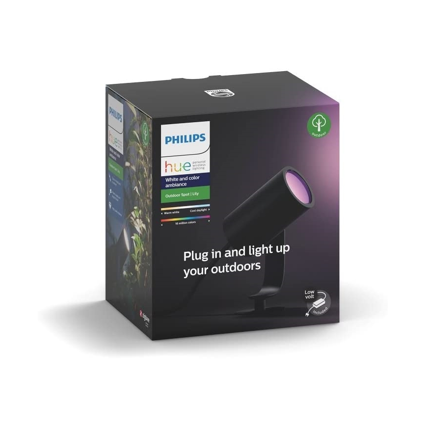 Philips - LED Φως σποτ εξωτερικού χώρου Hue LILY LED/8W/230V IP65