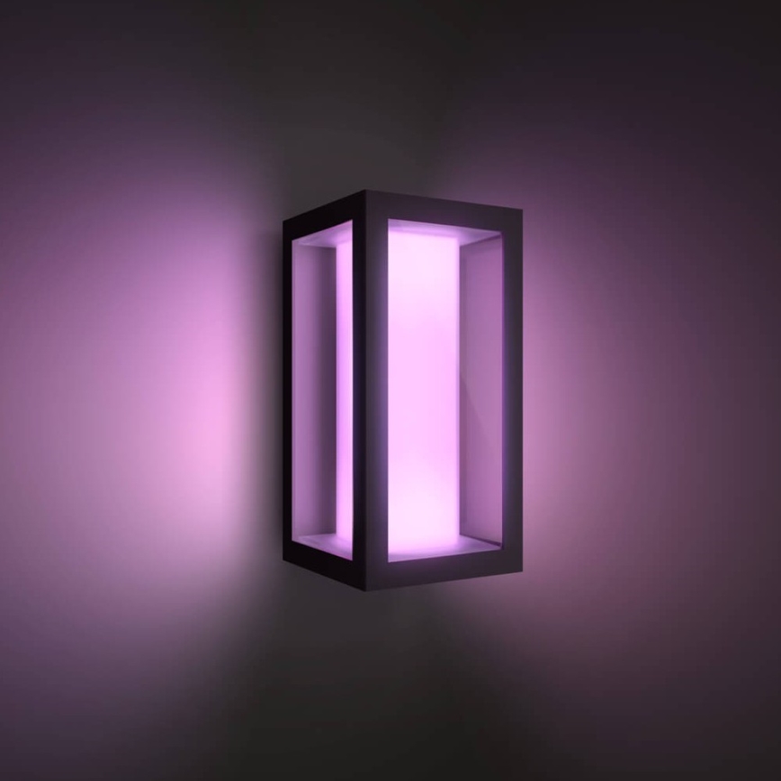 Philips - LED RGBW Dimmable φωτιστικό τοίχου εξωτερικού χώρου Hue IMPRESS 2xLED/8W/230V 2000-6500K IP44