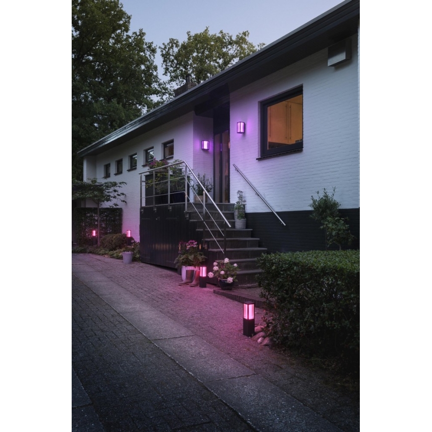 Philips - Λάμπα εξωτερικού χώρου LED RGB Hue IMPRESS 2xLED/8W/230V IP44