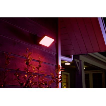 Philips - LED RGBW Dimming Εξωτερικού χώρου reflektor Hue DISCOVER 2xLED/15W/230V 2000-6500K IP44