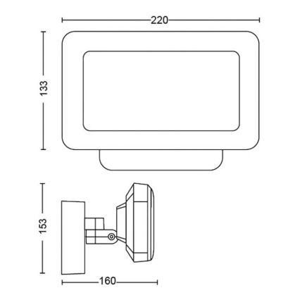 Philips - LED RGBW Dimming Εξωτερικού χώρου reflektor Hue DISCOVER 2xLED/15W/230V 2000-6500K IP44