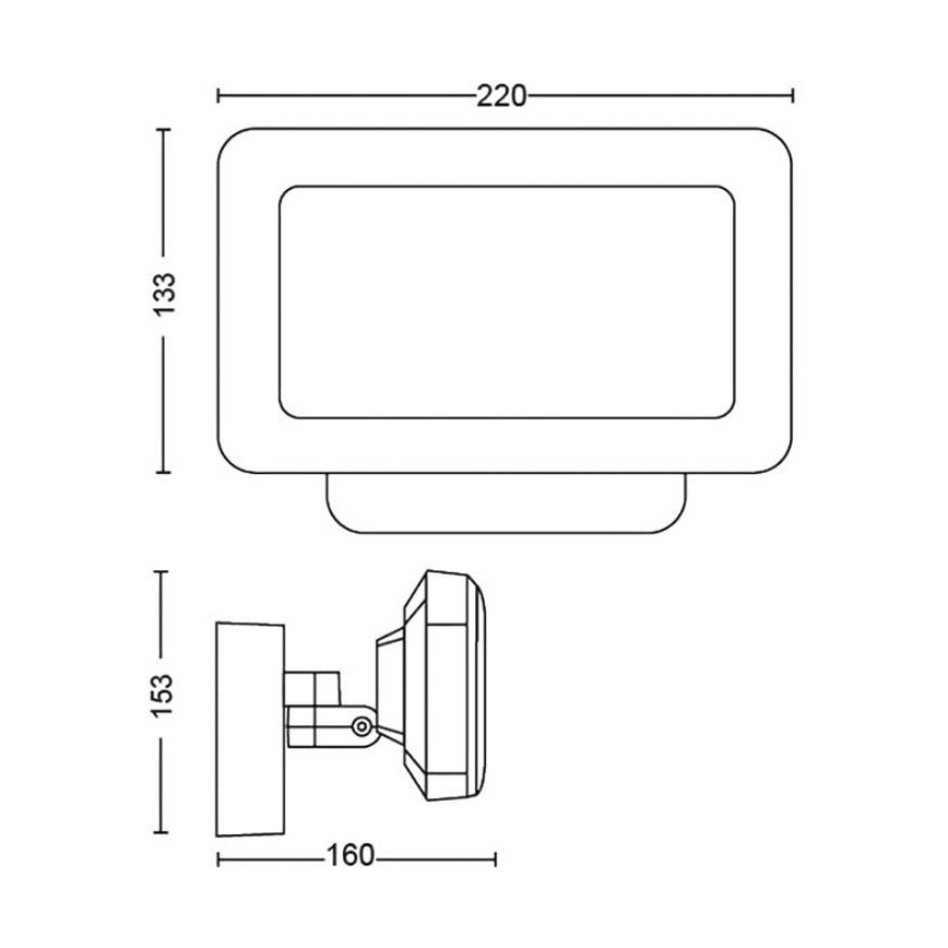 Philips - LED RGBW Dimming Εξωτερικού χώρου reflektor Hue DISCOVER 2xLED/15W/230V 2000-6500K IP44