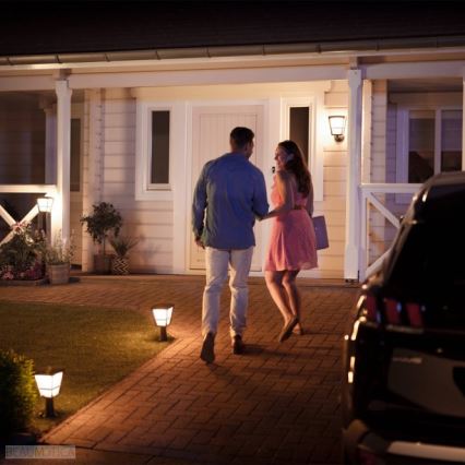 Philips - LED RGBW Ρυθμιζόμενο εξωτερικό επιτοίχιο φωτιστικό Hue ECONIC LED/15W/230V IP44