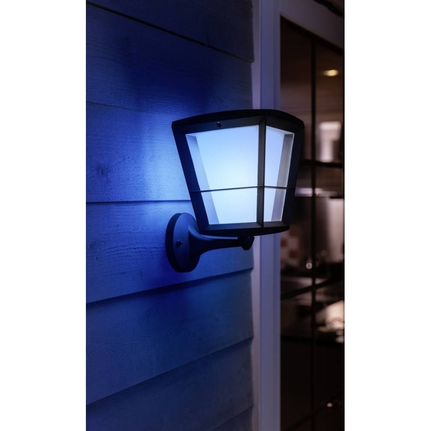 Philips - LED RGBW Dimmable φωτιστικό τοίχου εξωτερικού χώρου Hue ECONIC LED/15W/230V IP44