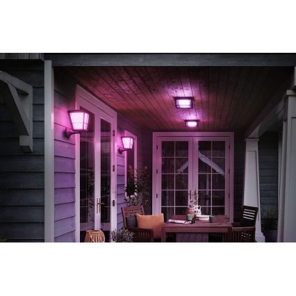 Philips - LED RGBW Dimmable φωτιστικό τοίχου εξωτερικού χώρου Hue ECONIC LED/15W/230V IP44