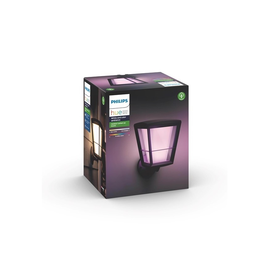 Philips - LED RGBW Dimmable φωτιστικό τοίχου εξωτερικού χώρου Hue ECONIC LED/15W/230V IP44