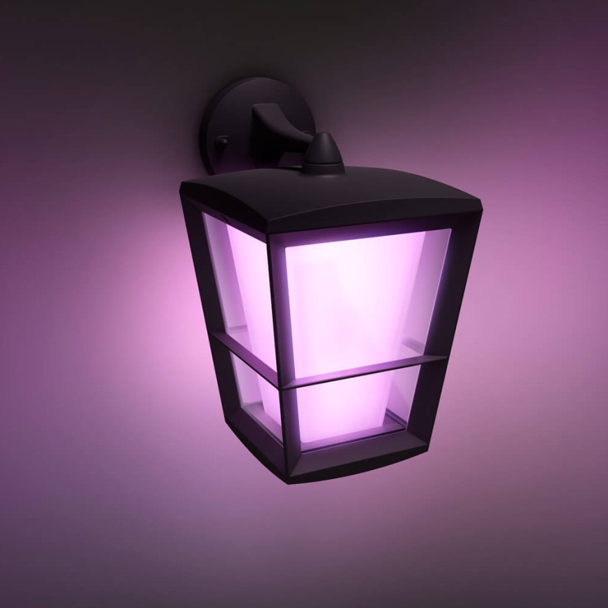 Philips - LED RGBW Dimmable φωτιστικό τοίχου εξωτερικού χώρου Hue ECONIC LED/15W/230V 2000-6500K IP44