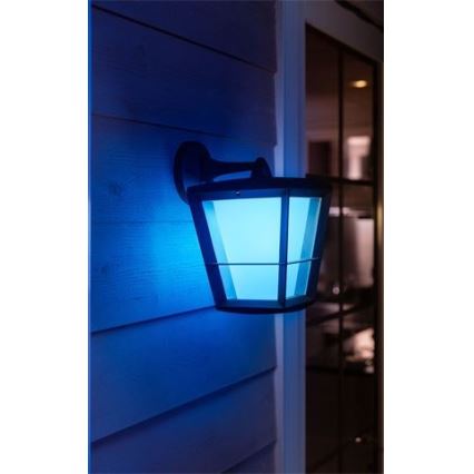 Philips - LED RGBW Dimmable φωτιστικό τοίχου εξωτερικού χώρου Hue ECONIC LED/15W/230V 2000-6500K IP44