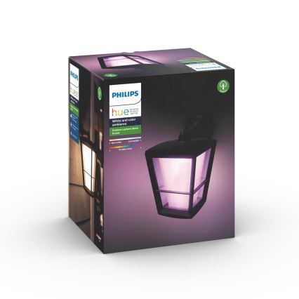 Philips - LED RGBW Dimmable φωτιστικό τοίχου εξωτερικού χώρου Hue ECONIC LED/15W/230V 2000-6500K IP44