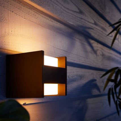 Philips - LED Dimmable φωτιστικό τοίχου εξωτερικού χώρου Hue FUZO LED/15W/230V IP44
