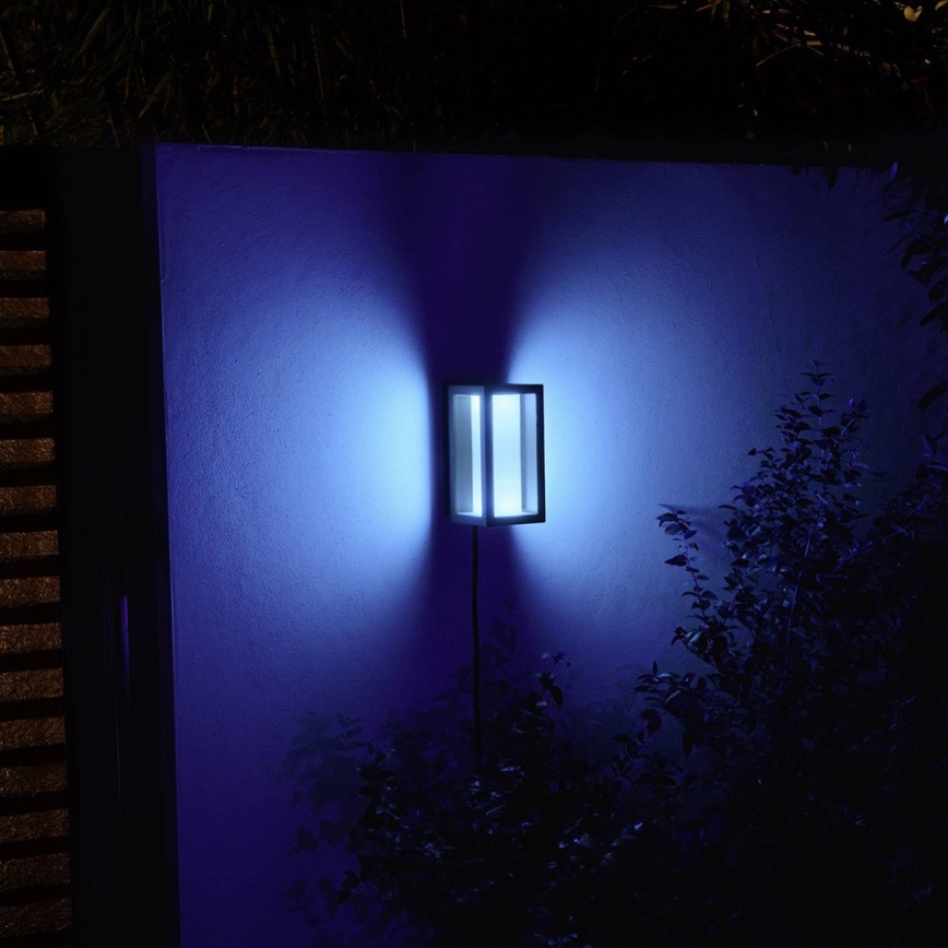 Philips - LED RGBW Dimmable φωτιστικό τοίχου εξωτερικού χώρου Hue IMPRESS 2xLED/8W/24V 2000-6500K IP44