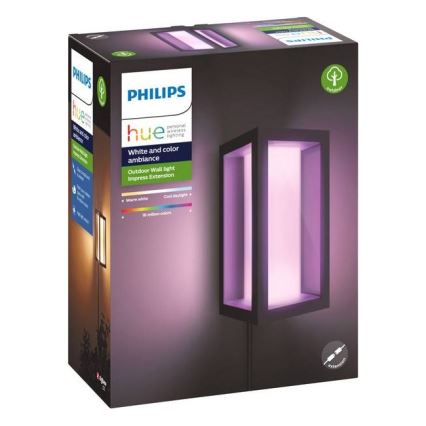 Philips - LED RGBW Dimmable φωτιστικό τοίχου εξωτερικού χώρου Hue IMPRESS 2xLED/8W/24V 2000-6500K IP44