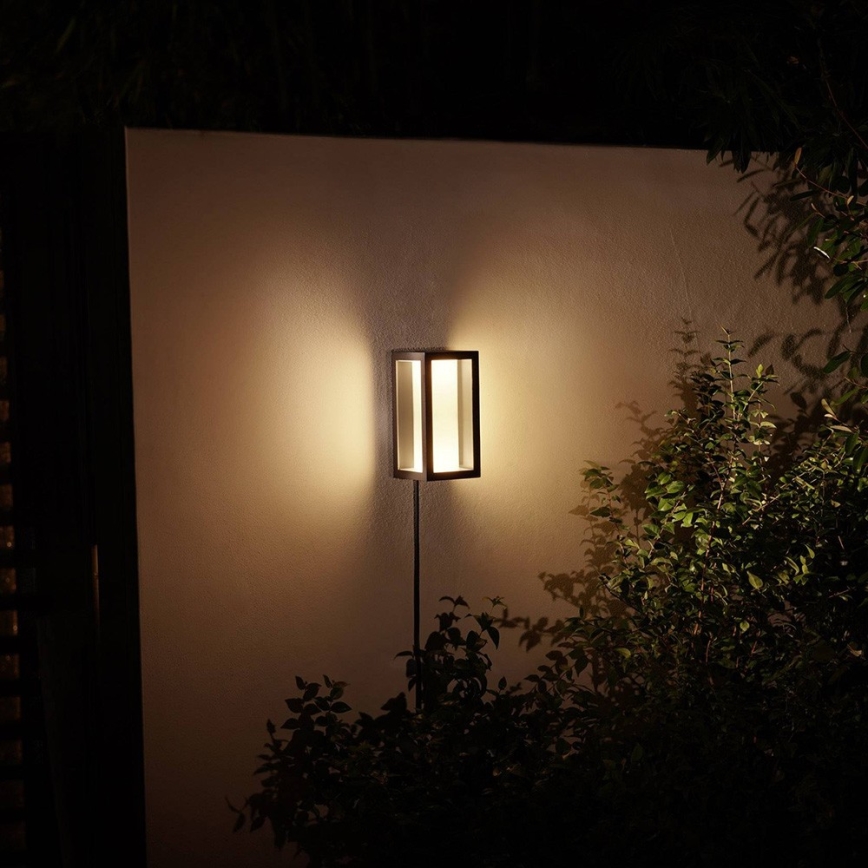 Philips - LED RGBW Dimmable φωτιστικό τοίχου εξωτερικού χώρου Hue IMPRESS 2xLED/8W/24V 2000-6500K IP44