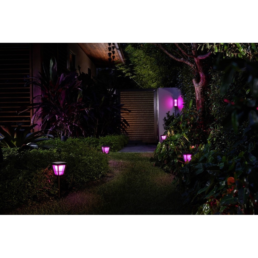 Philips - LED RGBW Dimmable φωτιστικό τοίχου εξωτερικού χώρου Hue IMPRESS 2xLED/8W/24V 2000-6500K IP44