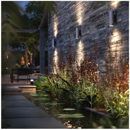 Philips - LED RGBW Dimmable φωτιστικό τοίχου εξωτερικού χώρου Hue APPEAR 2xLED/8W/230V IP44