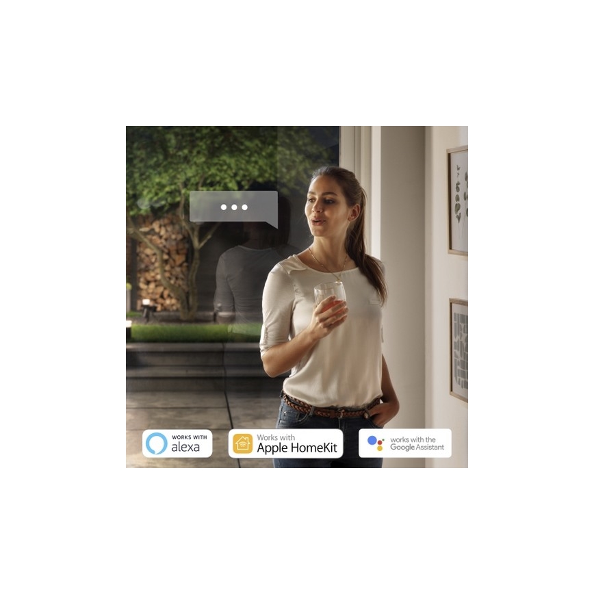 Philips - LED RGBW Dimmable φωτιστικό τοίχου εξωτερικού χώρου Hue RESONATE 2xLED/8W/230V 2000-6500K IP44