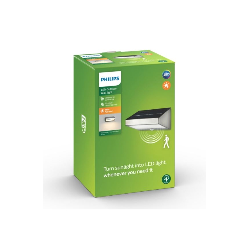 Philips 17811/47/16 - Ηλιακός φωτισμός LED με αισθητήρα MYGARDEN GREENHOUSE LED/15W IP44