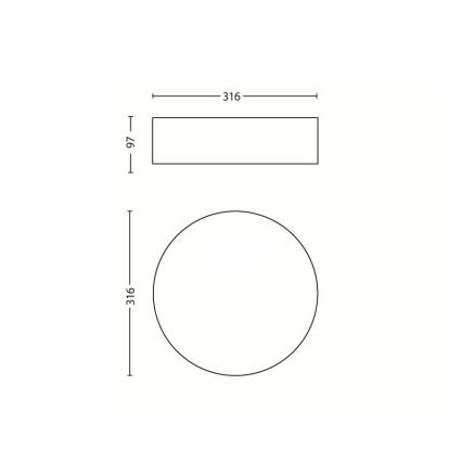 Philips - Φως οροφής 2xE27/23W/230V