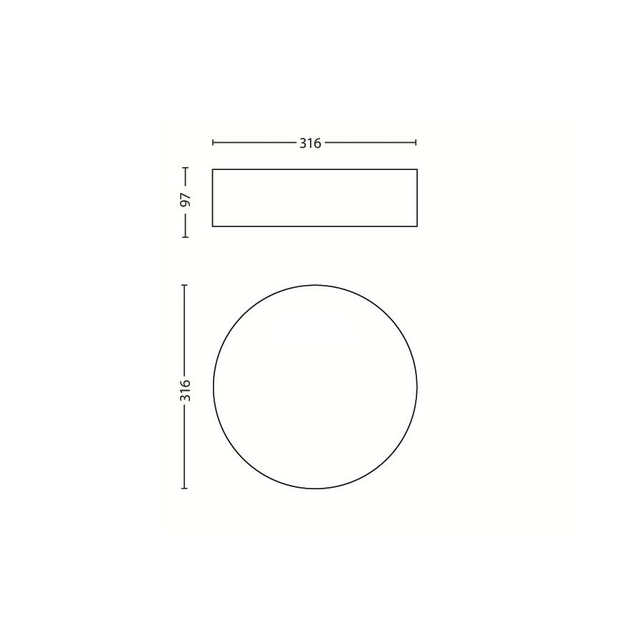 Philips - Φως οροφής 2xE27/23W/230V