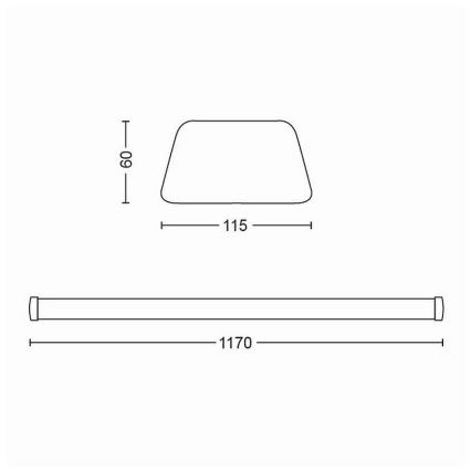 Philips - Φως σποτ Κουζίνας LED για κάτω από το ντουλάπι LED/50W/230V 4000K