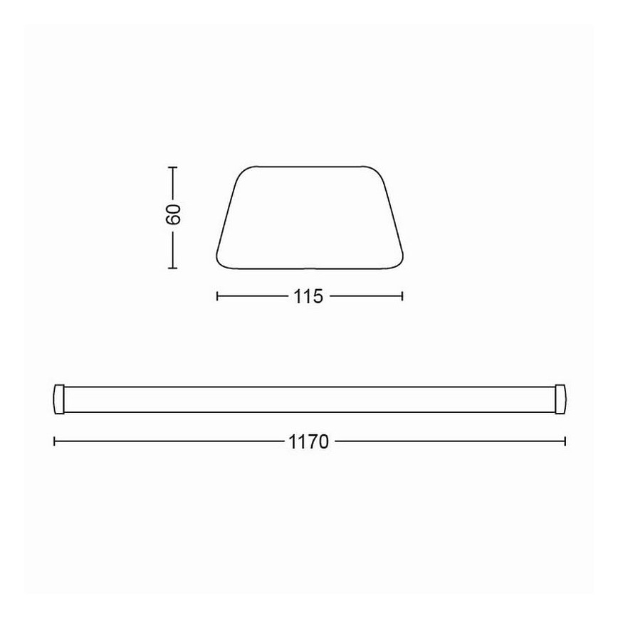 Philips - Φως σποτ Κουζίνας LED για κάτω από το ντουλάπι LED/50W/230V 4000K