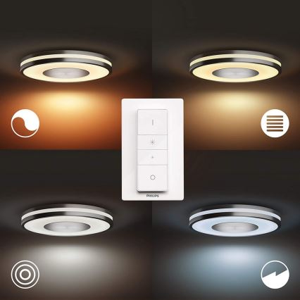 Philips - LED Dimming φωτιστικό Hue BEING LED/27W/230V + RC