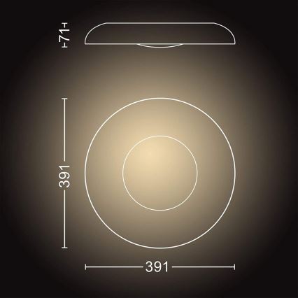 Philips - LED Φως dimmer Hue STILL LED/27W/230V + RC