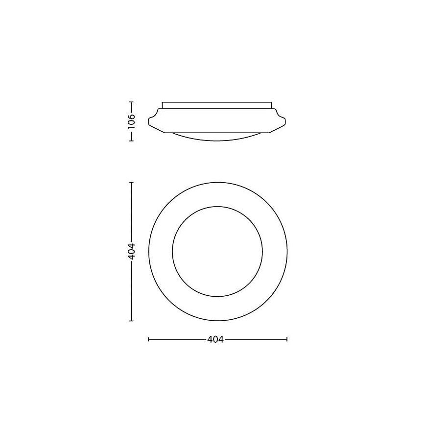 Philips - Φωτιστικό οροφής LED LED/22W/230V 2700K