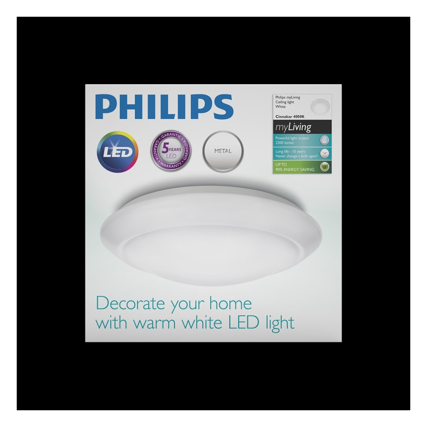 Philips - LED Οροφωτιστικό LED/22W/230V 4000K